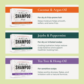 J·R·LIGGETT'S Jojoba & Peppermint bar producing creamy lather for refreshing clean feel