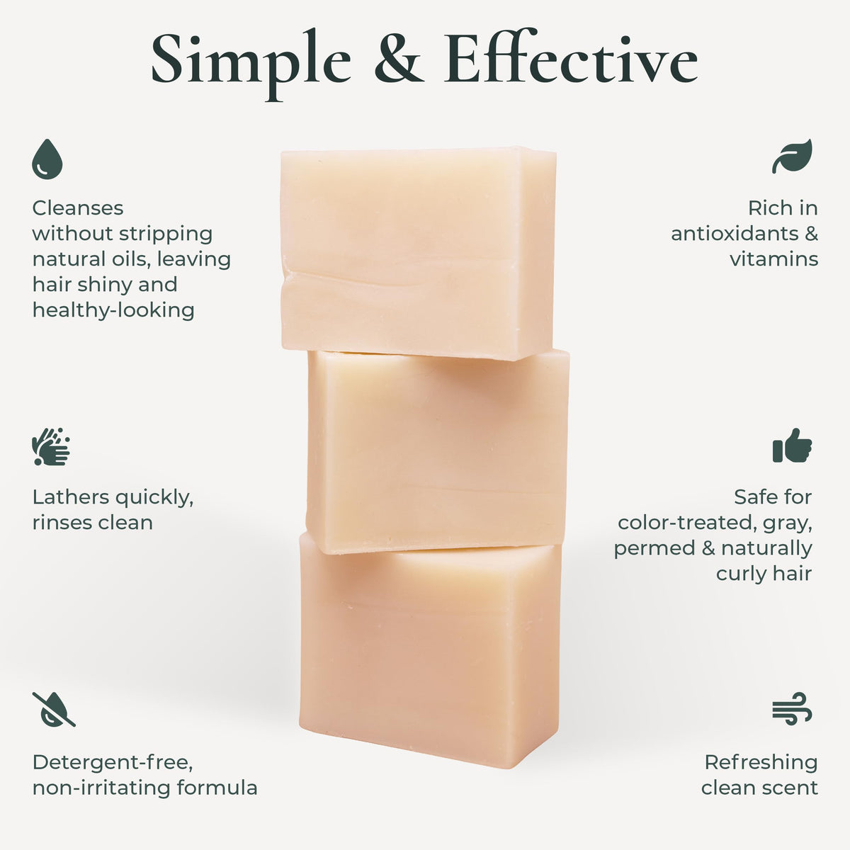J·R·LIGGETT'S bar producing lather demonstrating effective cleansing