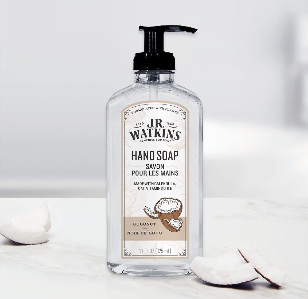 J.R. Watkins trio on counter illustrating value pack and convenient storage