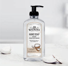 J.R. Watkins trio on counter illustrating value pack and convenient storage