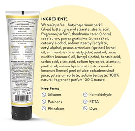 J.R. Watkins label close-up featuring Leaping Bunny cruelty-free and ingredient list