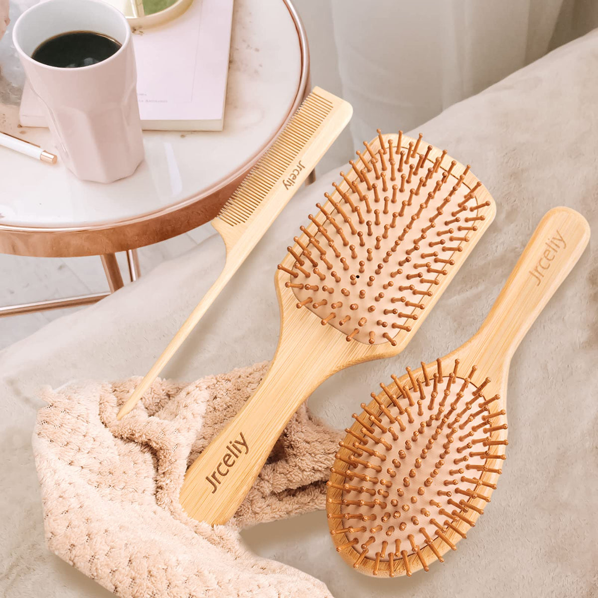 jrceliy brush brushing curly hair reduces tangles benefit