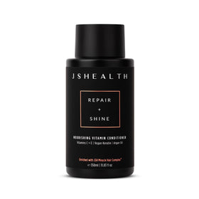 JSHealth front bottle view showing packaging and 350ml size benefit