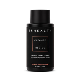 JSHealth front bottle showing label and clean design benefit