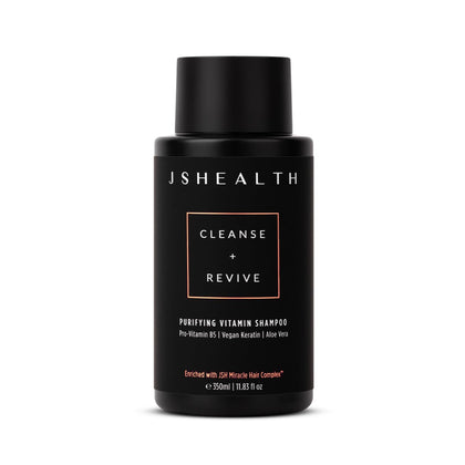 JSHealth front bottle showing label and clean design benefit