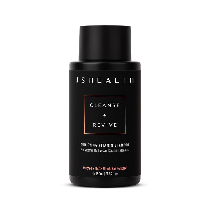 JSHealth front bottle showing label and clean design benefit