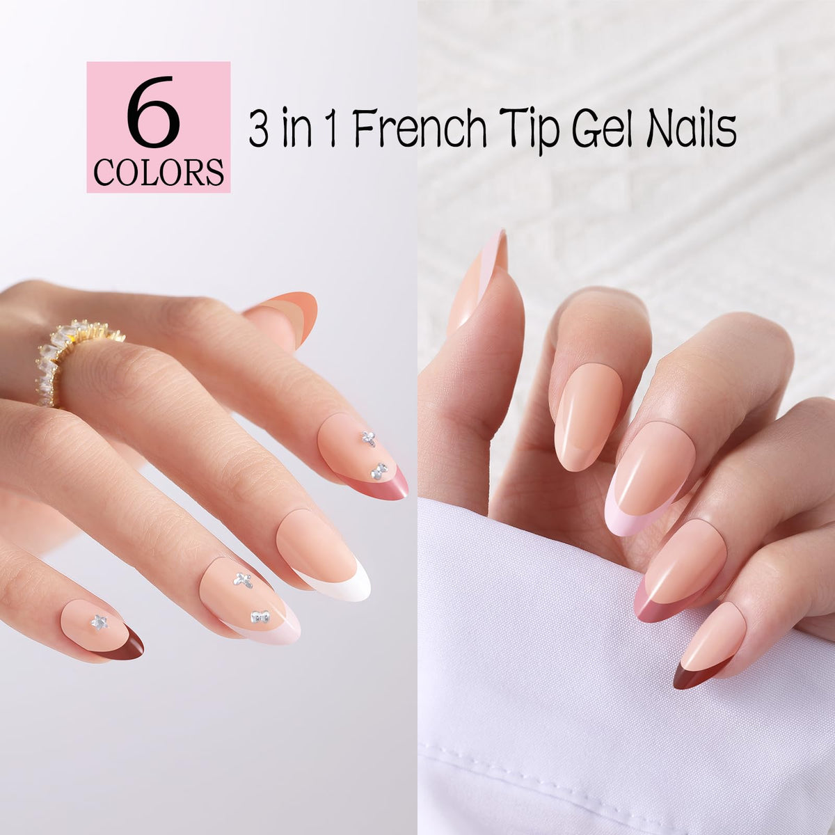 Jsiallye close-up showing three-layer soft gel and matte finish with salon sheen