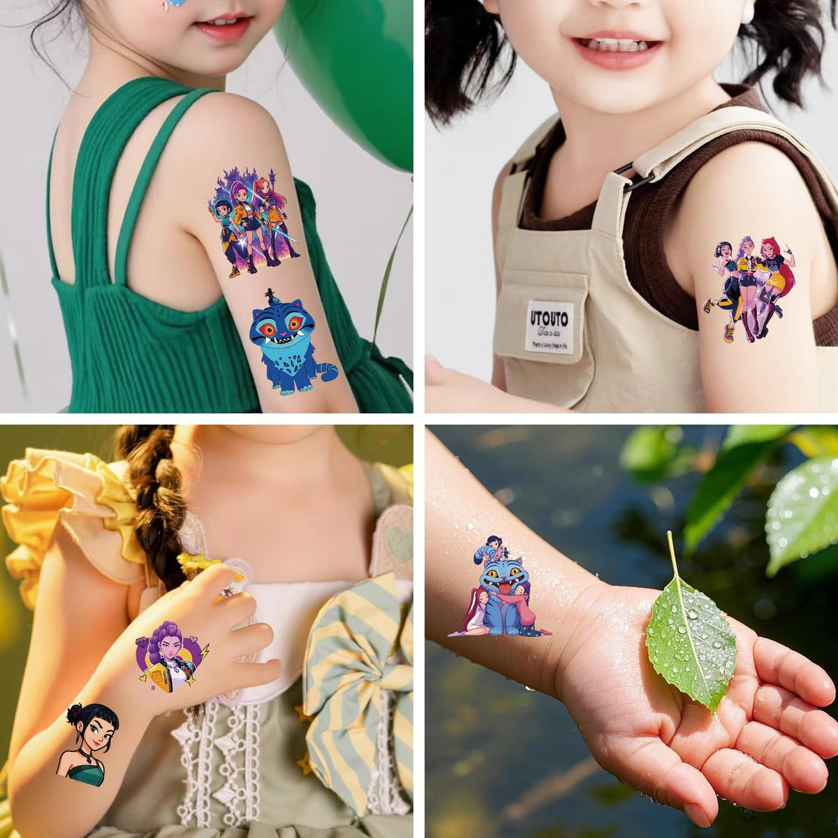 JSYAVG party table with tattoos displayed as favors highlighting event use