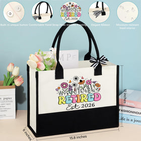 JTENGTOP makeup bag printed text detail showing cheerful message for travel convenience