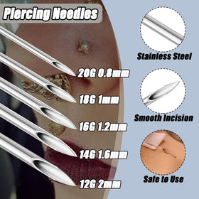 judero clamps detail with auto-locking teeth for controlled piercing