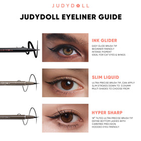 JUDYDOLL in makeup bag lifestyle shot showing everyday usability
