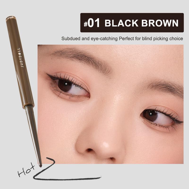 JUDYDOLL close-up of ultrafine 1.5mm tip for precise inner-lash lining