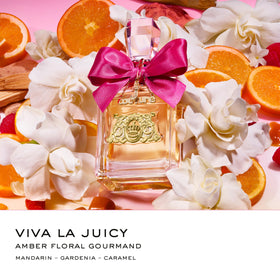 Juicy Couture vapor spray in motion illustrating fine mist for even application
