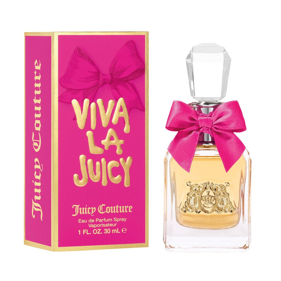Juicy Couture bottle front packaging showing elegant design and instant style