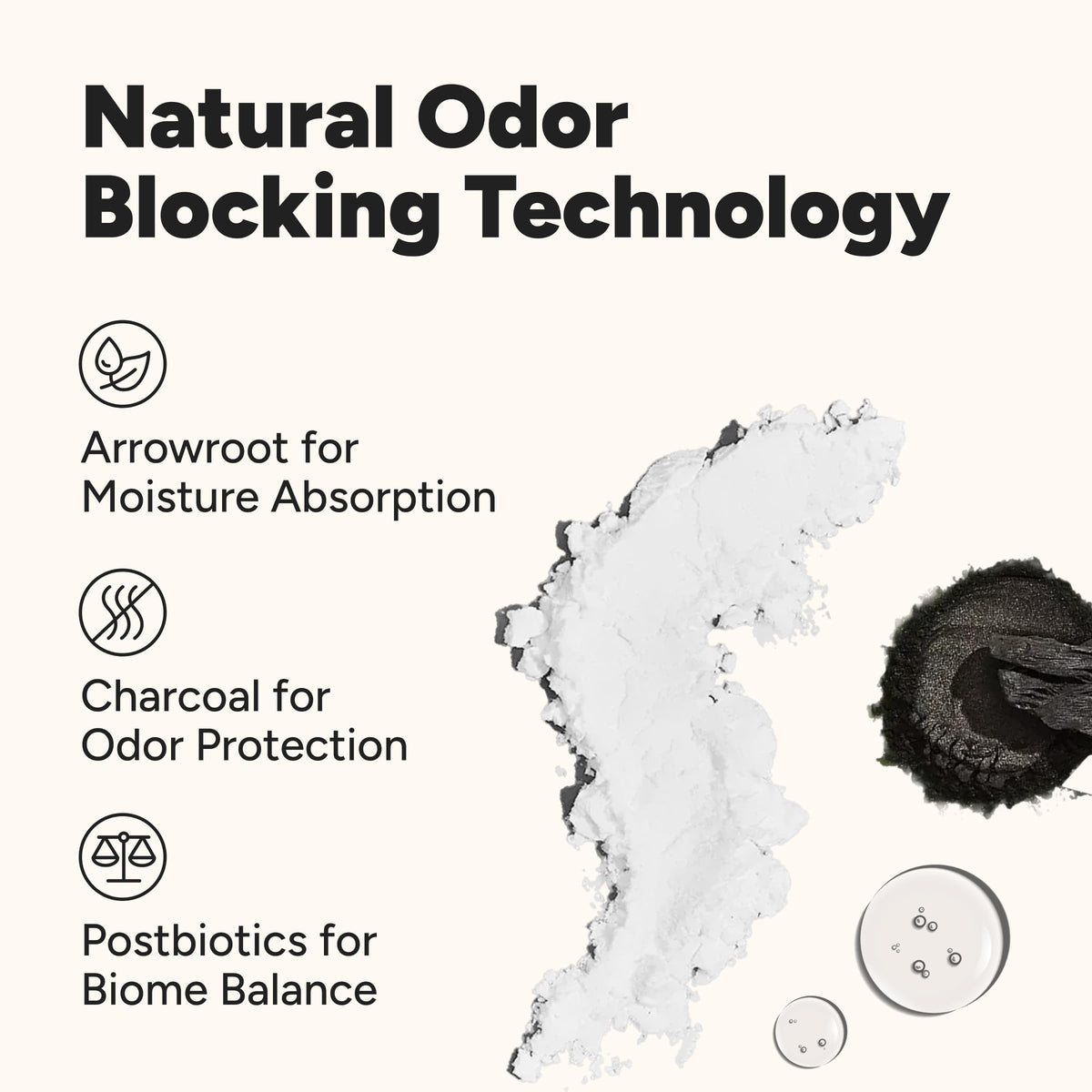JUKEBOX charcoal detail highlighting odor-neutralizing benefit