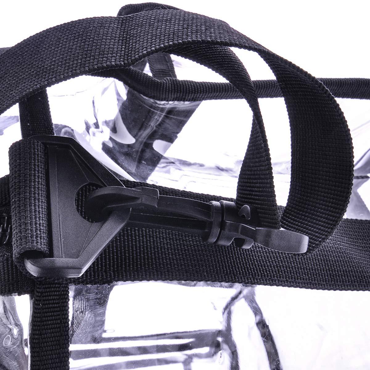 Jula Vance zipper and magnetic snaps close-up showing secure closure benefit
