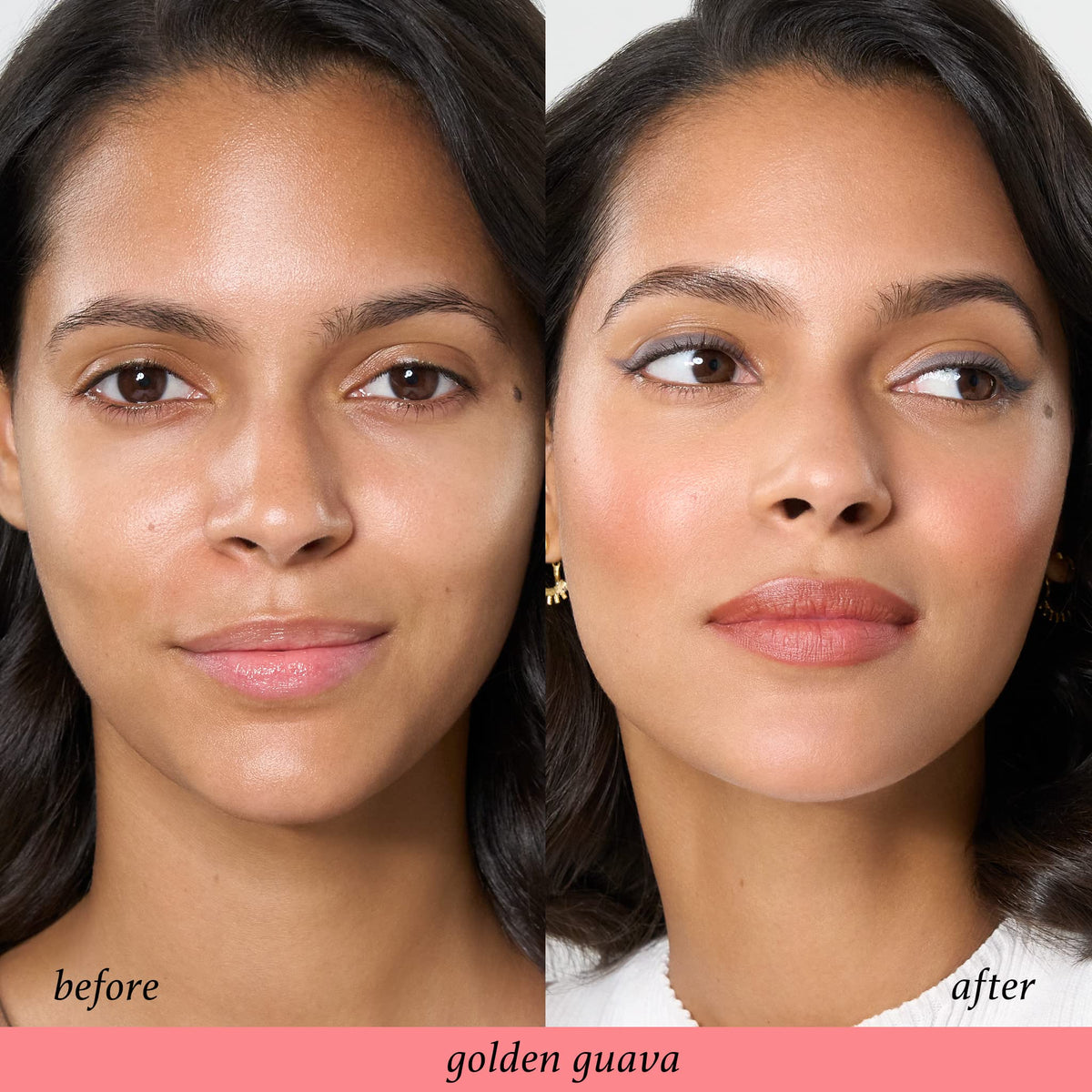 Julep blush applied on cheek highlighting natural, dewy finish and blur