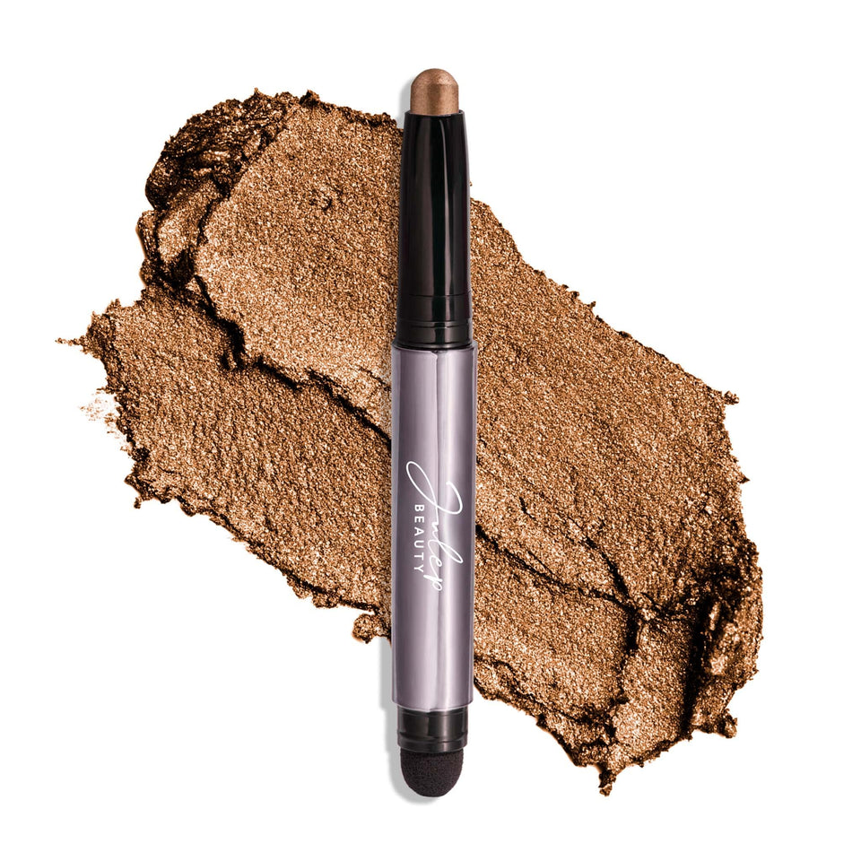 Julep bronze shimmer stick front view showing compact design and shade