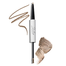 Julep front view of dual-ended brow tool showing both pencil and gel, convenient grooming