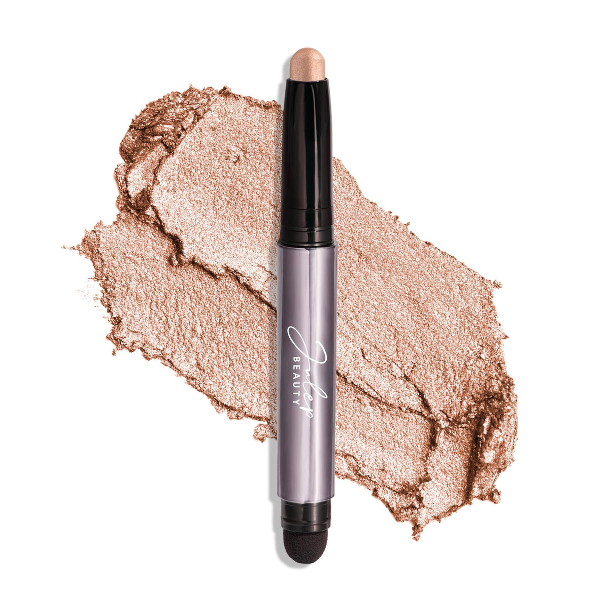 Julep front packaging showing champagne shimmer stick, convenient travel-ready