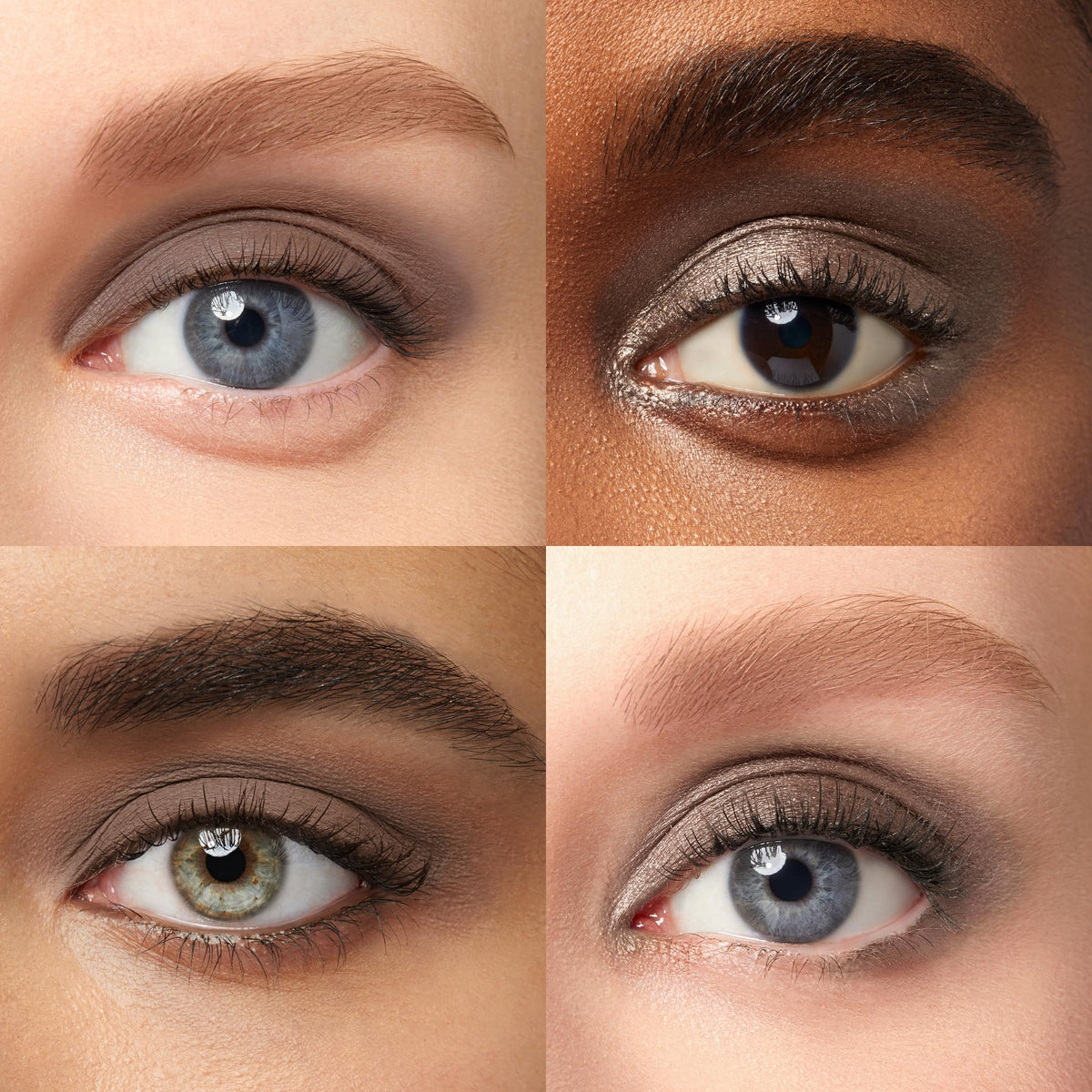 Julep closeup of taupe shimmer tip illustrating luminous payoff
