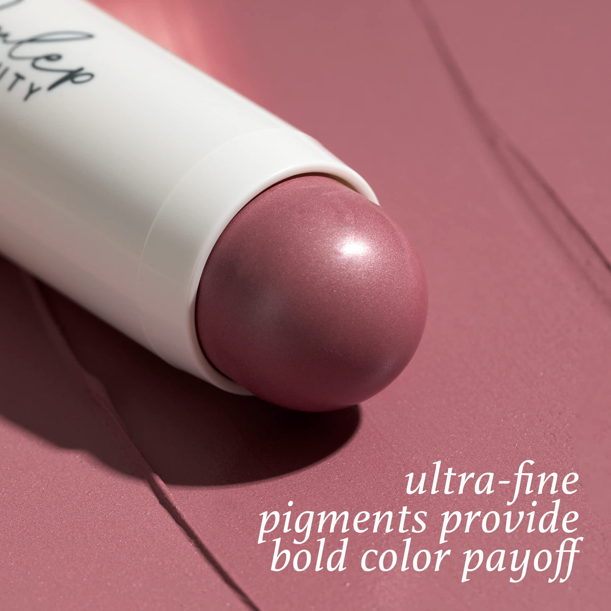 Julep cream-to-powder texture swipe illustrating smooth blendability and soft finish