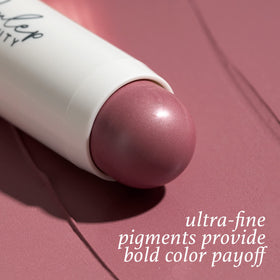 Julep cream-to-powder texture swipe illustrating smooth blendability and soft finish