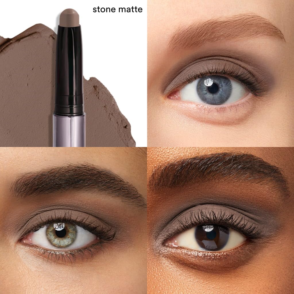 Julep dual-ended eyeshadow stick displaying shadow tip and built-in smudger for blending