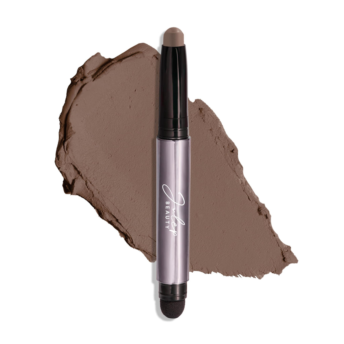 Julep front packaging of Stone Matte eyeshadow stick showing product label and cap
