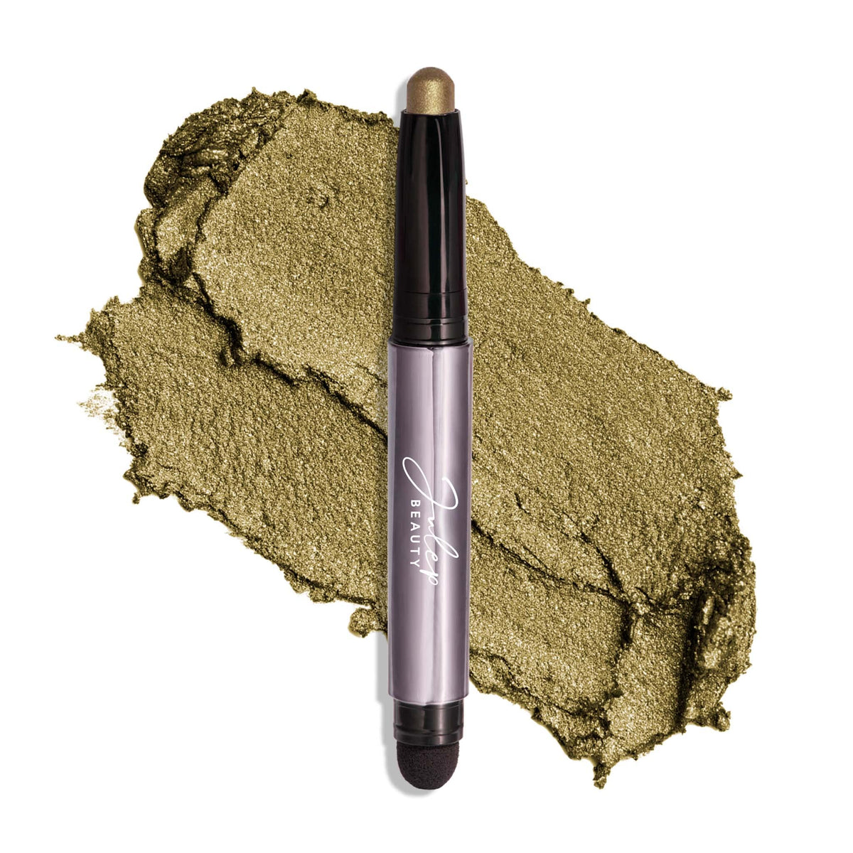 Julep eyeshadow stick front view showing compact shimmer and easy application