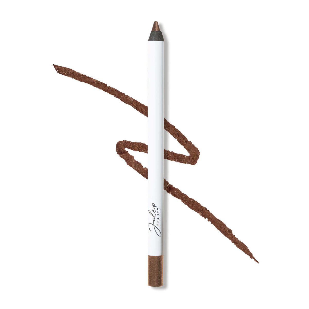 Julep front packaging showing bronze shimmer liner and benefits
