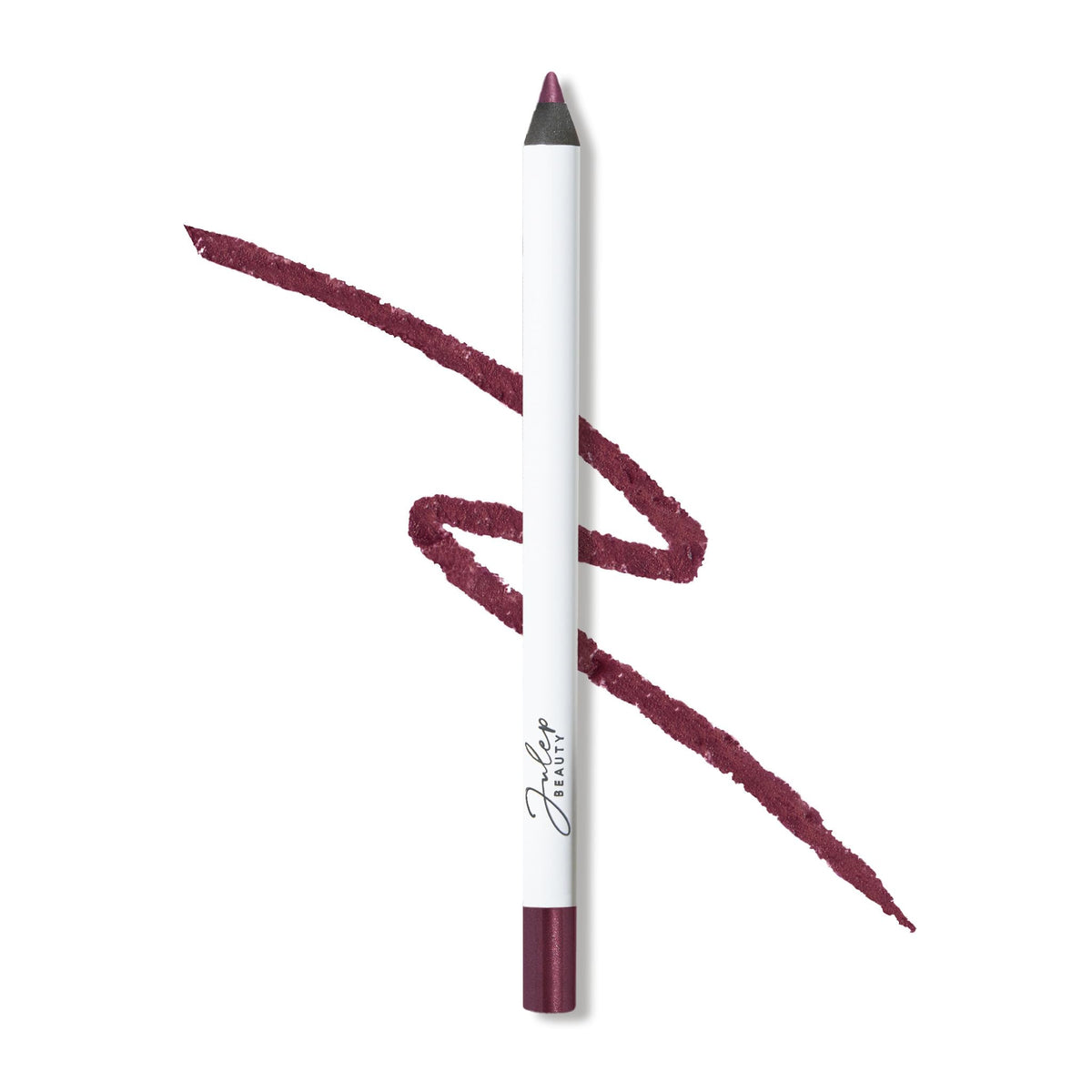 Julep front packaging of Fig Shimmer pencil showing product branding and color