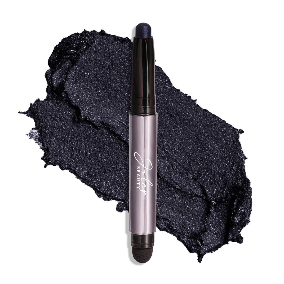 Julep front packaging showing midnight blue shimmer stick and benefits