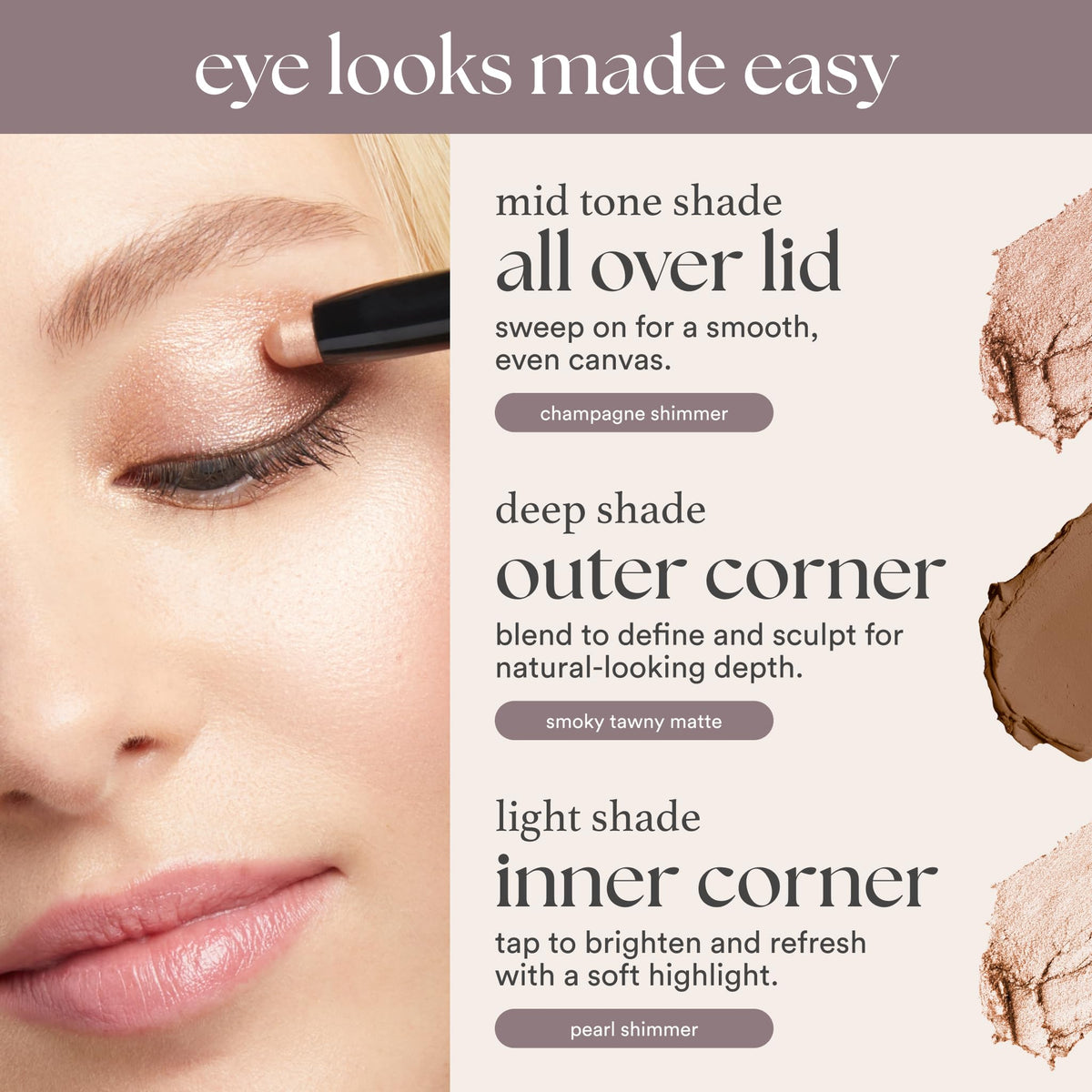 Julep built-in smudger tip detail for seamless blending benefit