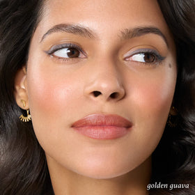 Julep open cap revealing rounded tip for precise cheek and lip application