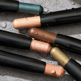 Julep product label and ends showing shade names and waterproof feature for clarity
