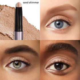 Julep Sand Shimmer creamy texture close-up showing smooth blendable finish
