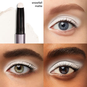Julep Snowfall Matte texture close-up highlighting smooth cream-to-powder finish