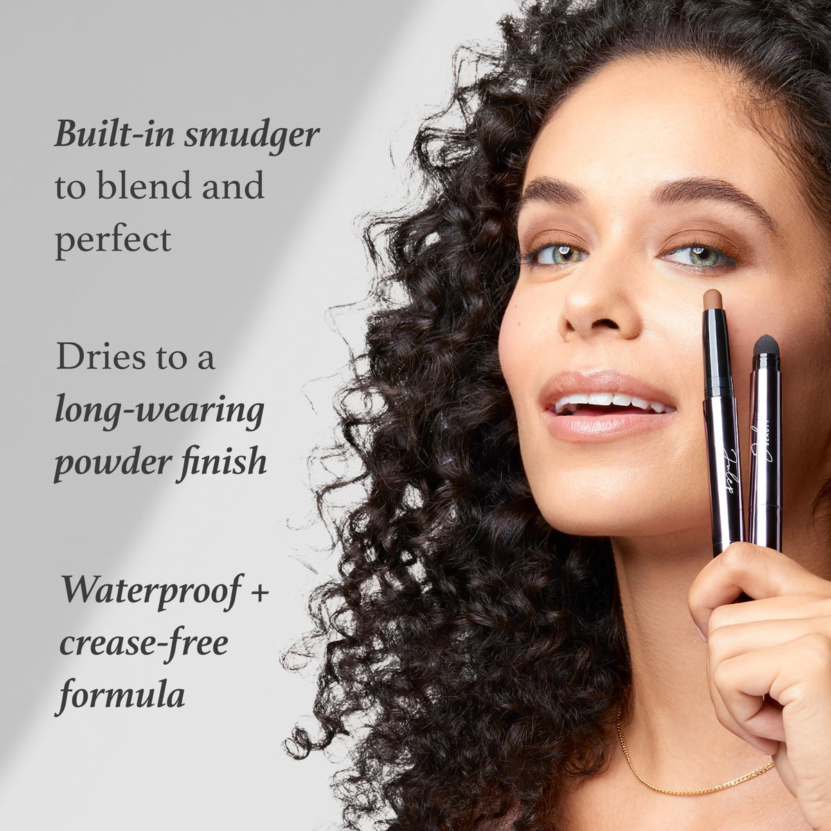 Julep texture crème-to-powder swipe showing blendable, long-wearing finish