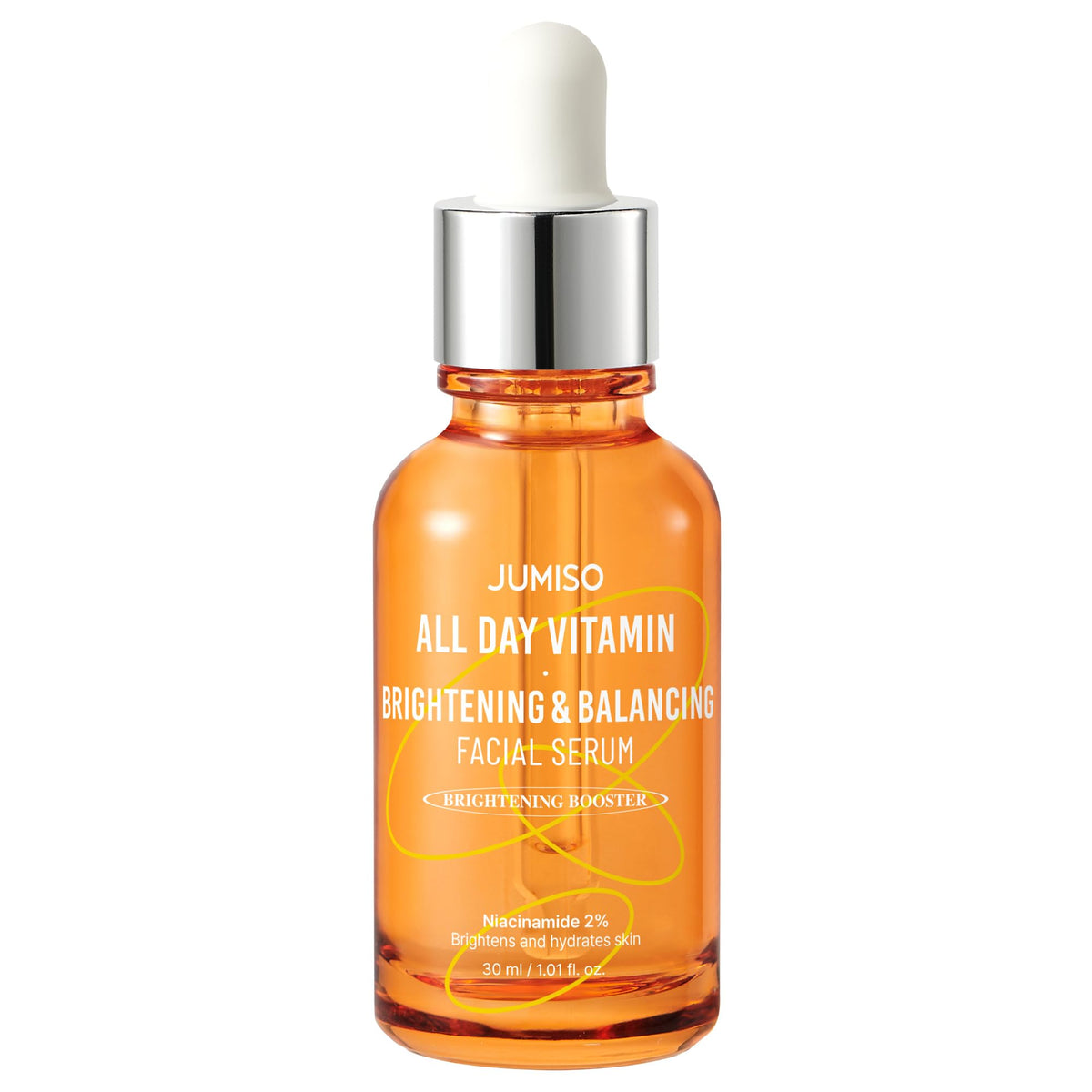 JUMISO front packaging showing bottle and label, clear product benefits
