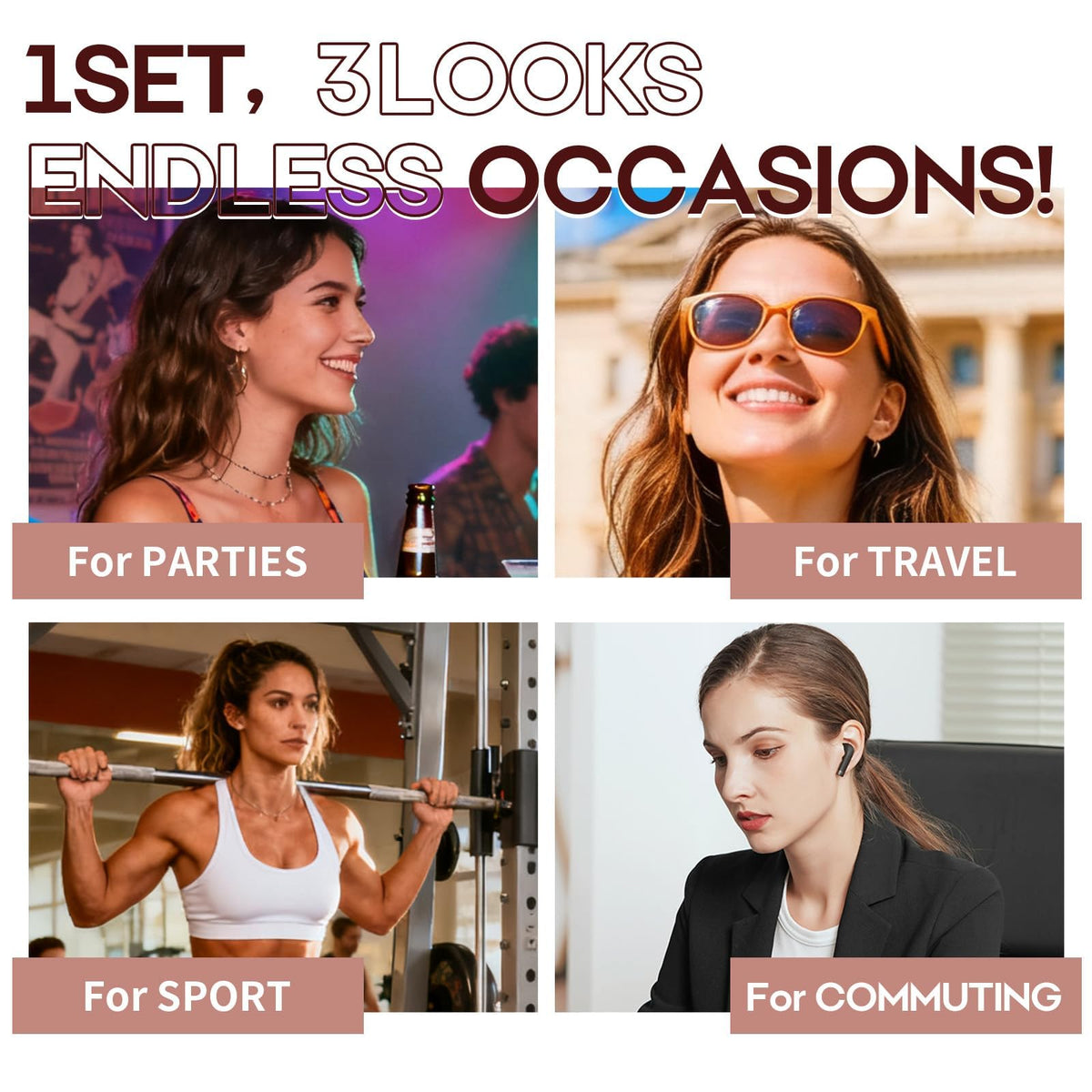 JUNECODE tubes in a purse for on-the-go, transfer-proof color