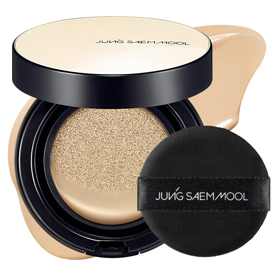 JUNG SAEM MOOL compact front view showing elegant packaging and travel readiness