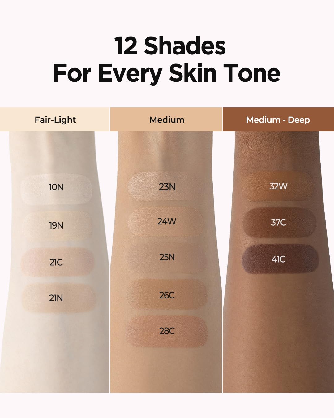 JUNG SAEM MOOL product blended with fingers on cheek, showing natural finish and buildable coverage