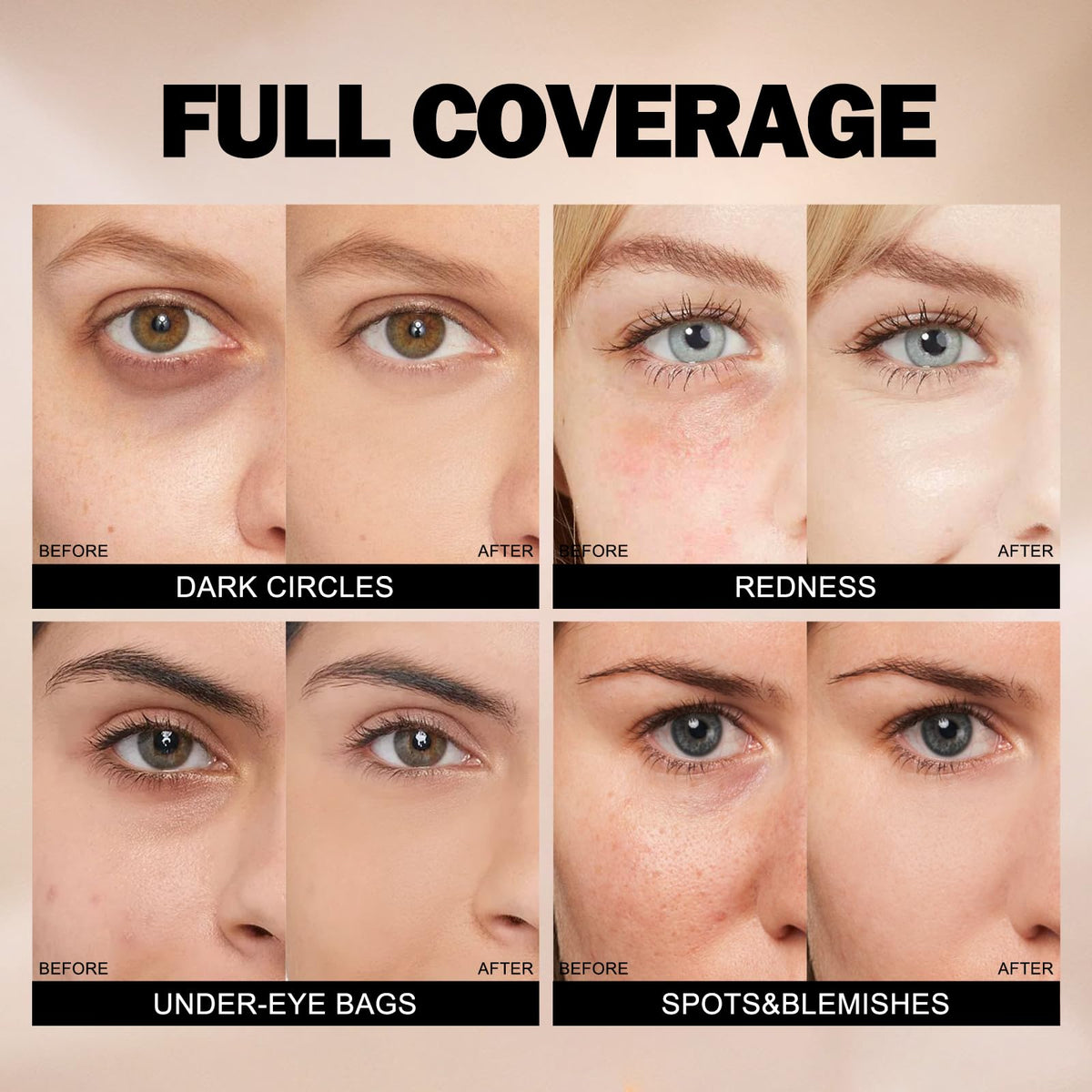 Junhe cream texture swatch highlighting smooth, hydrating coverage benefit