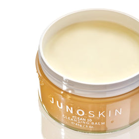 JUNO & Co. jar on bathroom counter conveying simple daily routine