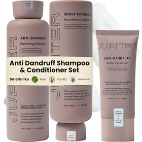 Jupiter front packaging trio showing bottles and labeling for quick identification and clarity