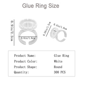 Jusbuya close-up of V-shaped cup detail for fast fan formation and cleaner adhesive control