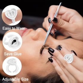 Jusbuya top view of dual holders with adhesive illustrating spill control