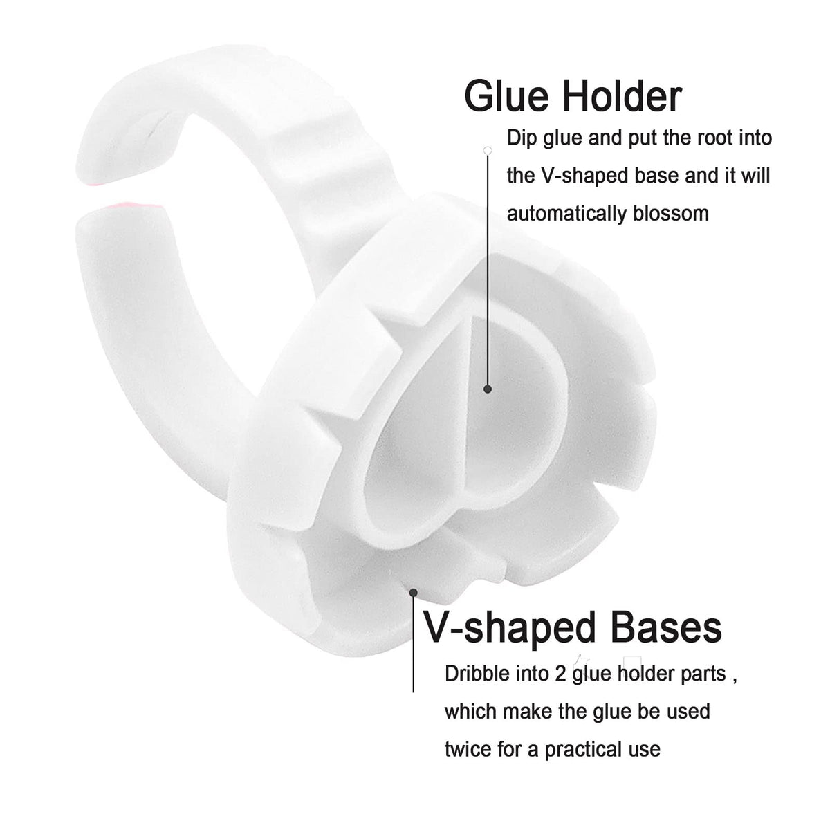 Jusbuya salon workstation with rings in use showing professional convenience