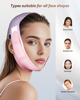 JUSMORE illustrative before and after showing improved lower-face definition benefit